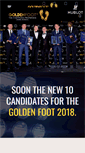 Mobile Screenshot of goldenfoot.com